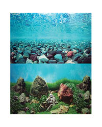 Picture of Background River-Seagreen  24 in x 24 in