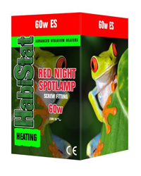 Click to Enlarge Picture of HabiStat Red Night Spotlamp 60W Screw