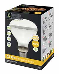 Picture of Reptile Systems D3 UV Basking Lamp 160w