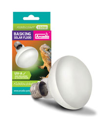 Click to Enlarge Picture of Arcadia Basking Solar Flood Lamp 150W