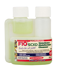 Picture of F10 SCXD Veterinary Disinfectant and Cleanser 100ml
