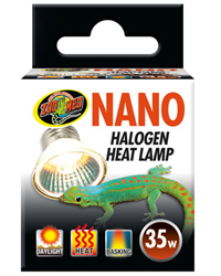Click to Enlarge Picture of Zoo Med Nano Halogen Heat Lamp 35W