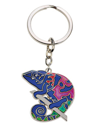 Picture of Blue Bug Mood Keyring Chameleon