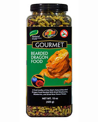 Click to Enlarge Picture of Zoo Med Gourmet Bearded Dragon Food 425g