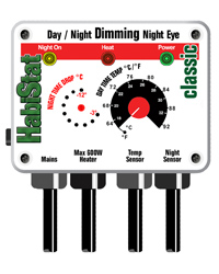 Click to Enlarge Picture of HabiStat Dimming Day-Night with Night Eye White
