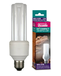 Picture of Arcadia D3 plus Compact Reptile Lamp 23W