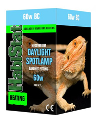 Click to Enlarge Picture of HabiStat Daylight Spotlamp 60W Bayonet