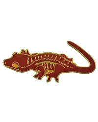 Picture of Blue Bug Pin Badge Crested Gecko