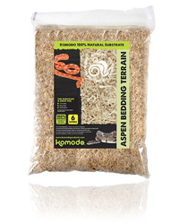 Click to Enlarge Picture of Komodo Aspen Bedding Terrain 6 Litres