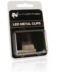 Picture of White Python Metal LED Clips 