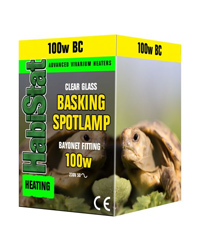 Click to Enlarge Picture of HabiStat Basking Spotlamp 100W Bayonet