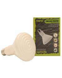 Click to Enlarge Picture of Komodo Ceramic Heat Emitter White 150W