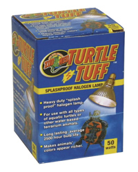 Click to Enlarge Picture of Zoo Med Turtle Tuff Halogen Lamp 50W