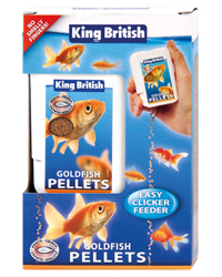 Picture of King British Goldfish Pellets Easy Clicker Feeder 26g