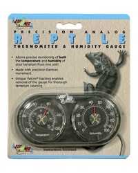 Picture of Zoo Med Analogue Thermometer Humidity Gauge 