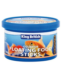 Picture of King British Goldfish Floating Food Sticks 35g