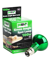 Click to Enlarge Picture of ProRep Green Jungle Spot Lamp 100W Bayonet