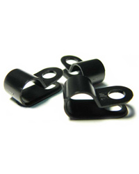 Click to Enlarge Picture of MistKing Quarter Inch Tubing Clips and Screws 10 Pack
