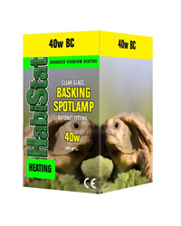 Click to Enlarge Picture of HabiStat Basking Spotlamp 40W Bayonet