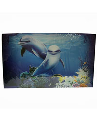 Picture of Penn Plax Lenticuar 3D Backing Dolphin 