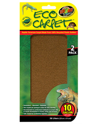 Picture of Zoo Med Eco Carpet 10 Gallon 25 x 51 cm - 2 Pack