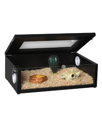 Click to Enlarge Picture of Monkfield Terranium Black Small 18 Inches