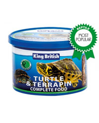 Click to Enlarge Picture of King British Turtle Terrapin Food 200g
