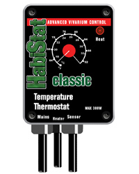 Picture of HabiStat Temperature Thermostat 600W Black