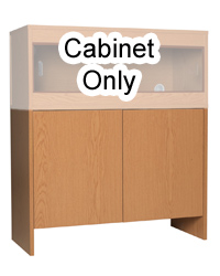 Click to Enlarge Picture of Standard Cabinet Oak - 36 x 15 x 26 Inches