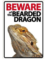 Picture of Beware of the Bearded Dragon Sign 