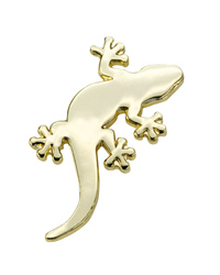Picture of Blue Bug Pin Badge Gecko Gold