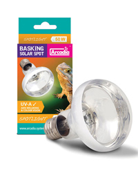 Click to Enlarge Picture of Arcadia Basking Solar Spot Lamp 50W