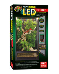 Click to Enlarge Picture of Zoo Med Reptibreeze LED Cage Medium