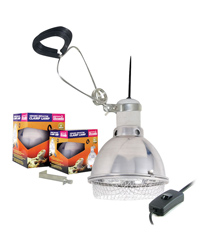 Click to Enlarge Picture of Arcadia Ceramic Reflector Clamp Lamp 140mm