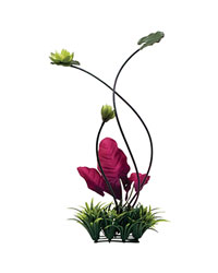 Picture of Hagen Lily Pad and Plant Grass Ornament 