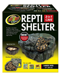 Click to Enlarge Picture of Zoo Med Repti Shelter 3 in1 Cave Large