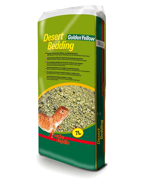 Lucky Reptile Desert Bedding Golden Yellow 7 Litres Other Substrates Blue Lizard Reptiles Reptile Shop